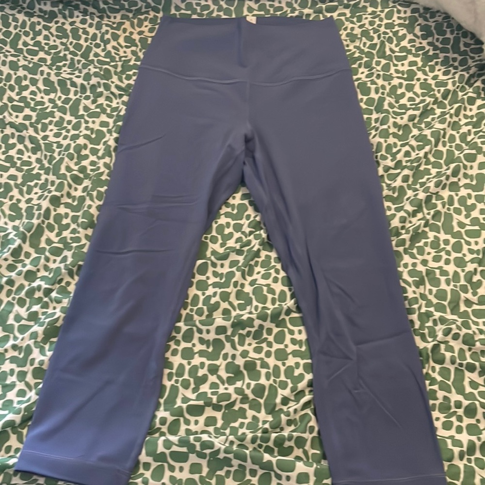 lululemon size 6 align 23” leggings in water drop